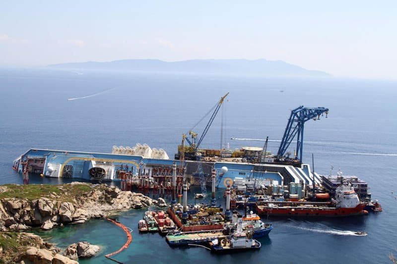 Laivas „Costa Concordia“. EPA-ELTA nuotr.