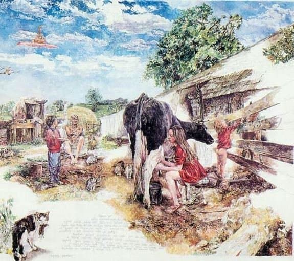 Sauginčių vienkiemis, A. Puipa, 1987 m.