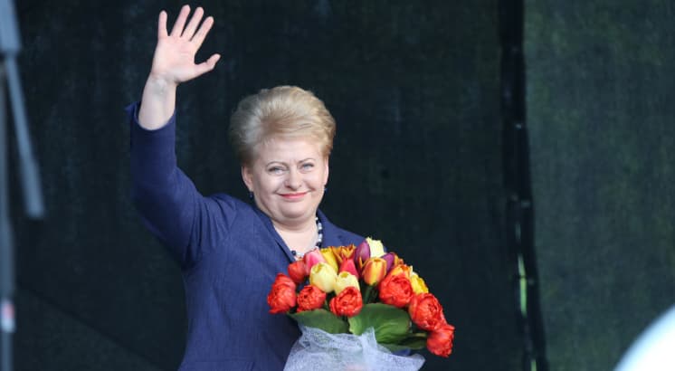 1990 m. birželį išmetusi partinį bilietą, prezidentė iki šiol nedalyvauja jokioje politinėje partijoje, informavo Genė Lukaševičienė. Nuotr. prezidentas.lt